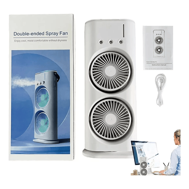 Ventilador de aire acondicionado doble