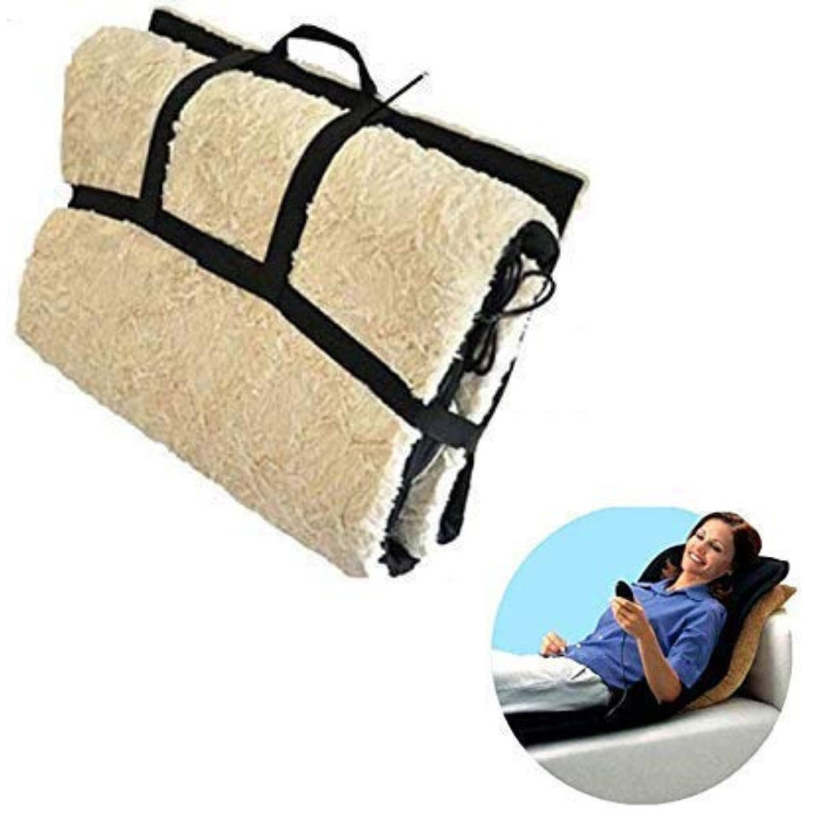 Travel Massage Bed™ | Cama Viajera Masaje Calor y Vibración