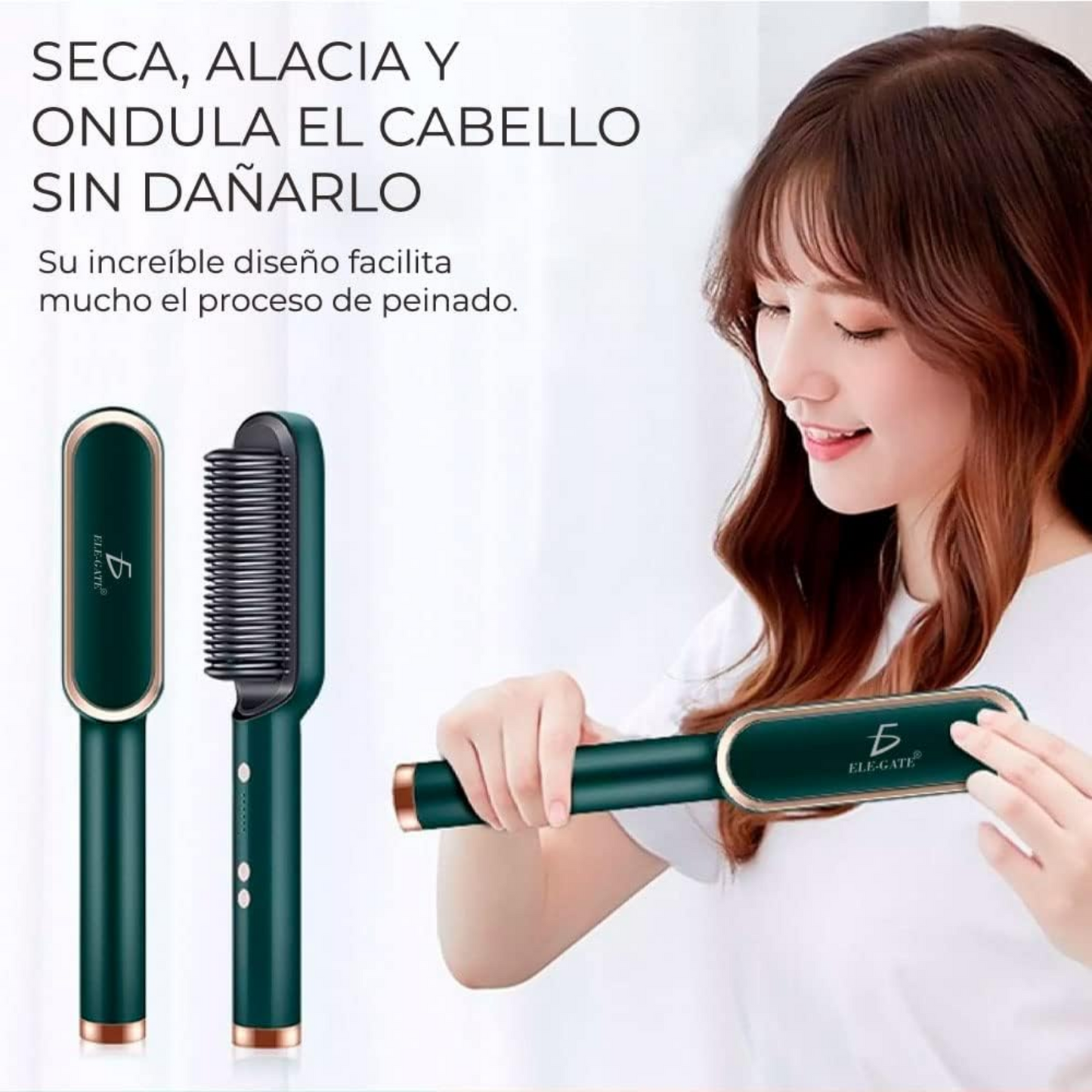 Depiladora Facial + Cepillo Alisador