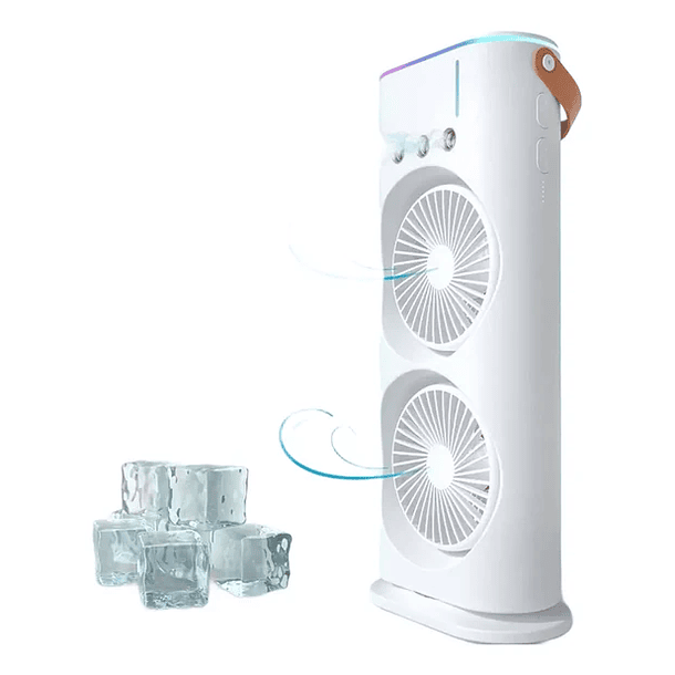 Ventilador de aire acondicionado doble