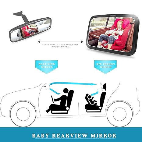 BabyView™ | ESPEJO DE SEGURIDAD PARA BEBES AUTO