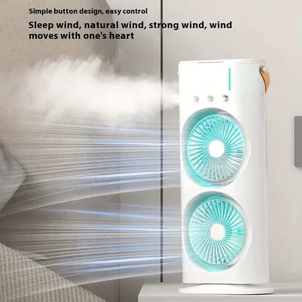 Ventilador de aire acondicionado doble